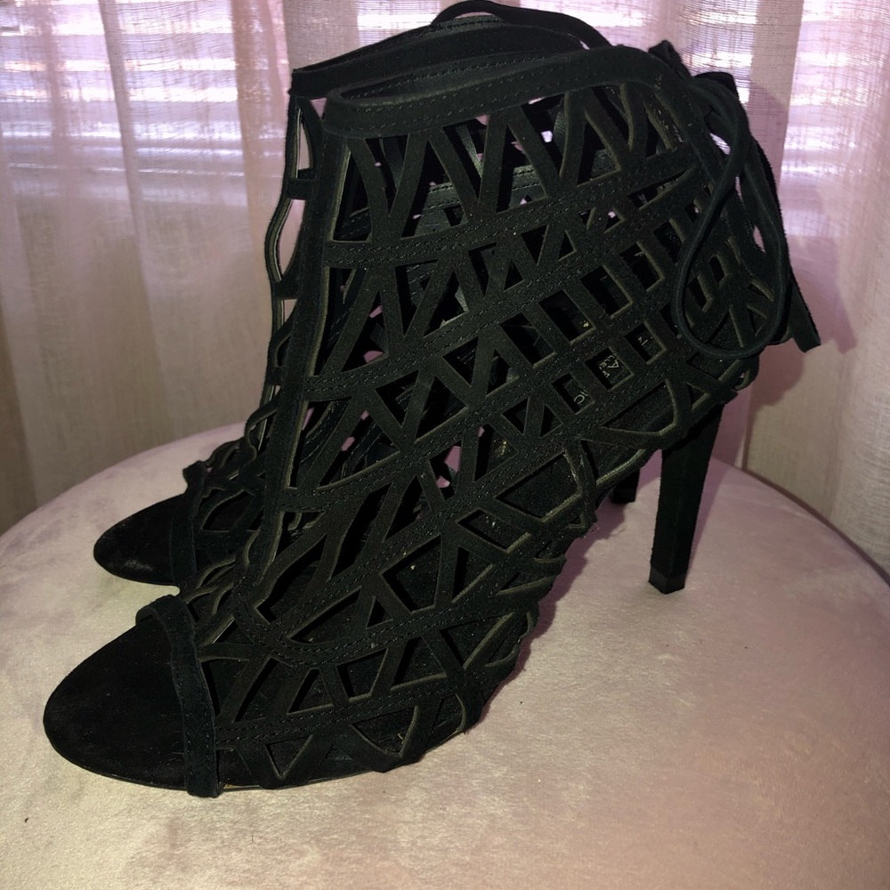 Zara caged heels